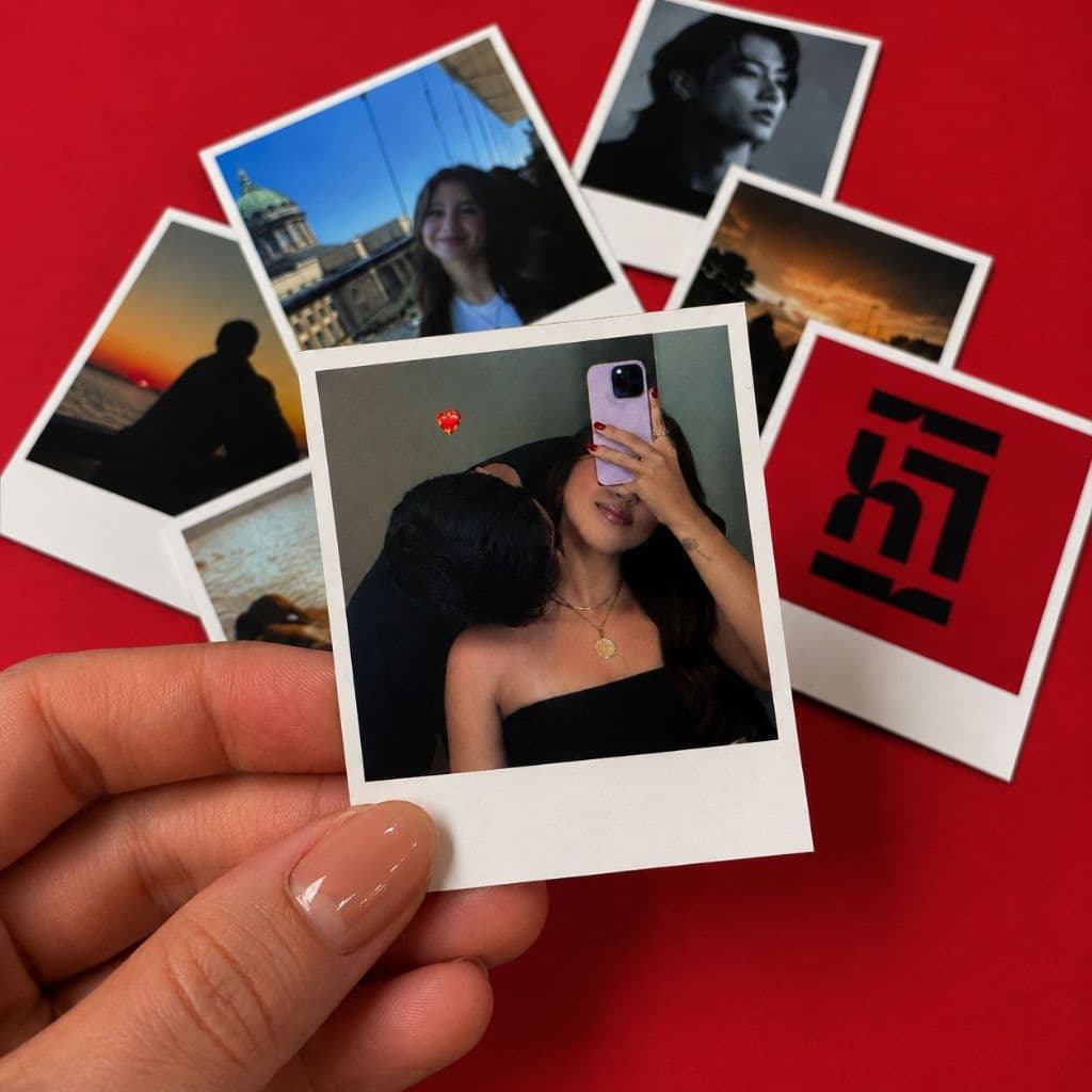 Mini Foto Polaroids Cabe na Capinha do celular - Alta qualidade - ENVIO IMEDIATO