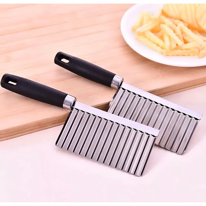 Cortador Ondulado de Legumes e Batata Aço Inox Clink Faca para Corte Ondulado