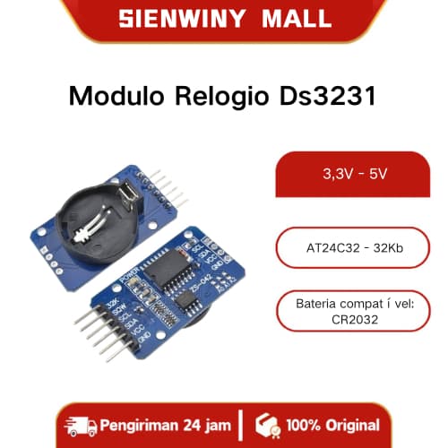 Modulo Relogio Ds3231 at24c32 iic Clock Real Time