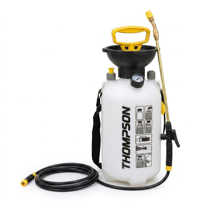 Pulverizador Thompson 5 Litros Compressão Manual Bico Regulável Original Jardim THOMPSON ENVIO IMEDIATO