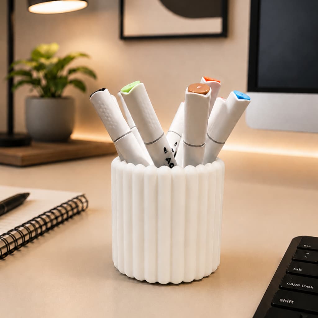 Organizador de Mesa Porta Canetas Porta Lápis Porta Pincéis Multiuso Para Escritório Home Office Estudos