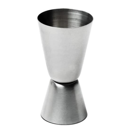 Dosador Duplo Para Bebidas e Drinks Aço Inox 25ml e 50ml para Bar e Restaurante e para Barman e bartender Dynasty