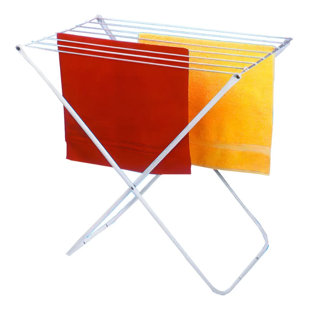 Varal de Chão Dobrável Maxeb 80x50cm Aço Retrátil Apartamento
