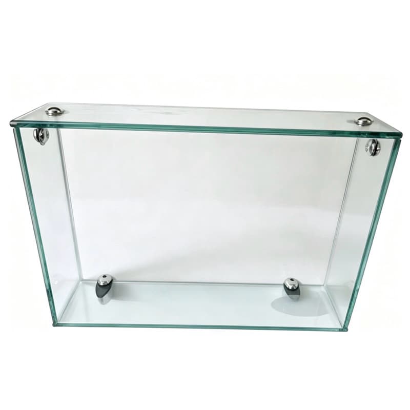 Nincho sobrepor 40x40x10 incolor verde fume
