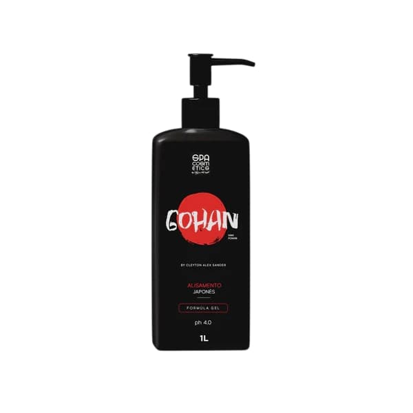 Alisamento Japonês Gohan Yaki Power 4d Progressiva Sem Formol 1L Spa Cosmetics