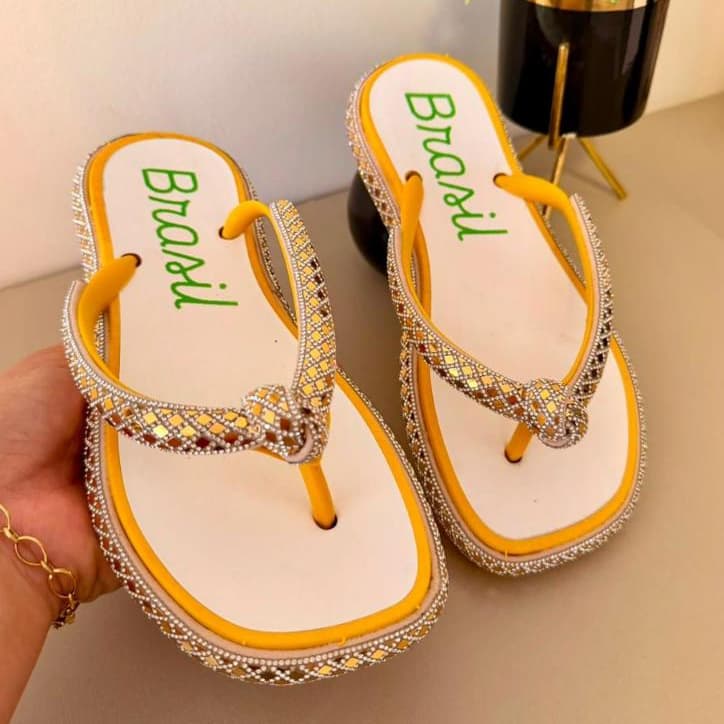 Chinelo Brilhante Copa Casual Feminino Brasil