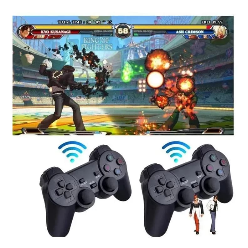Game Stick 2.4 Wireless Controller Gamepad Jogos Retrô