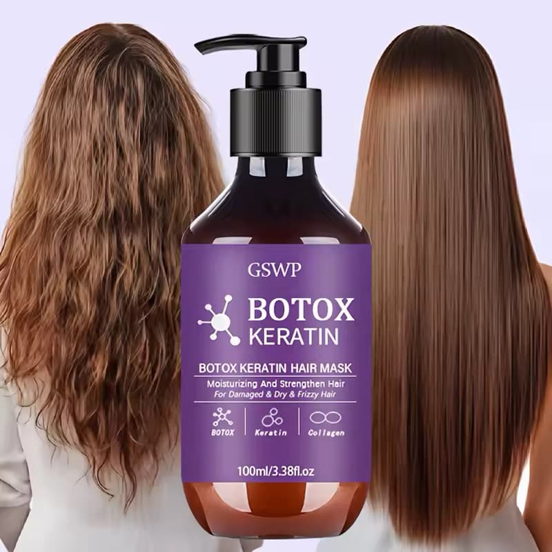 Máscara Capilar Botox Queratina GSWP 100ml | Hidratação Profunda | Anti Frizz | Reconstrução dos Fios