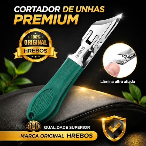 Alicate Cortador de Unhas Nariz de Águia HREBOS Original – Corte Preciso Diagonal Profissional