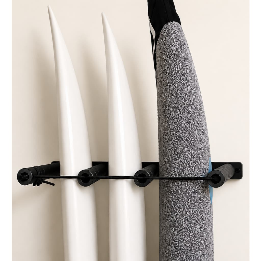 Suporte Rack de Prancha de Surf para 3 Prancha Vertical  Em Alumínio Não Enferruja