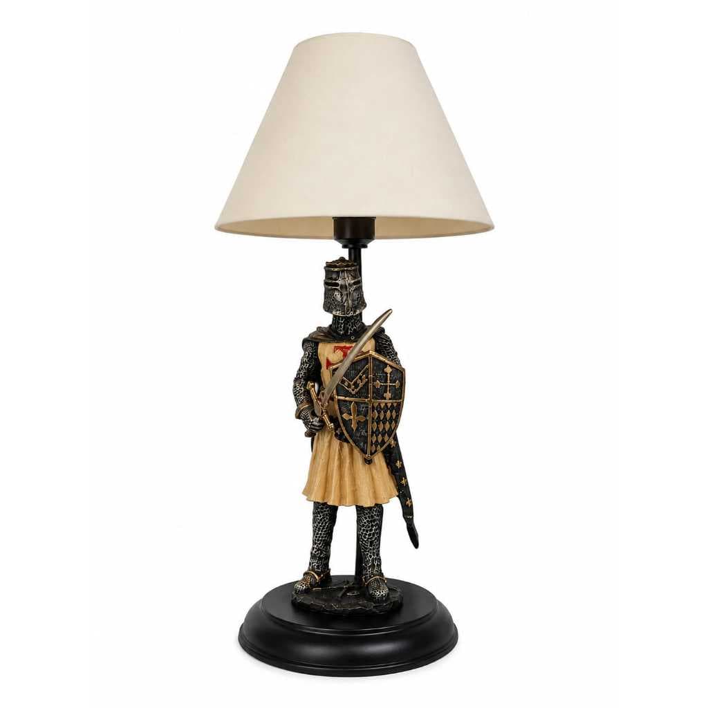 Abajur Quarto Decoração Sala Soldado Romano Escritório Minimalista