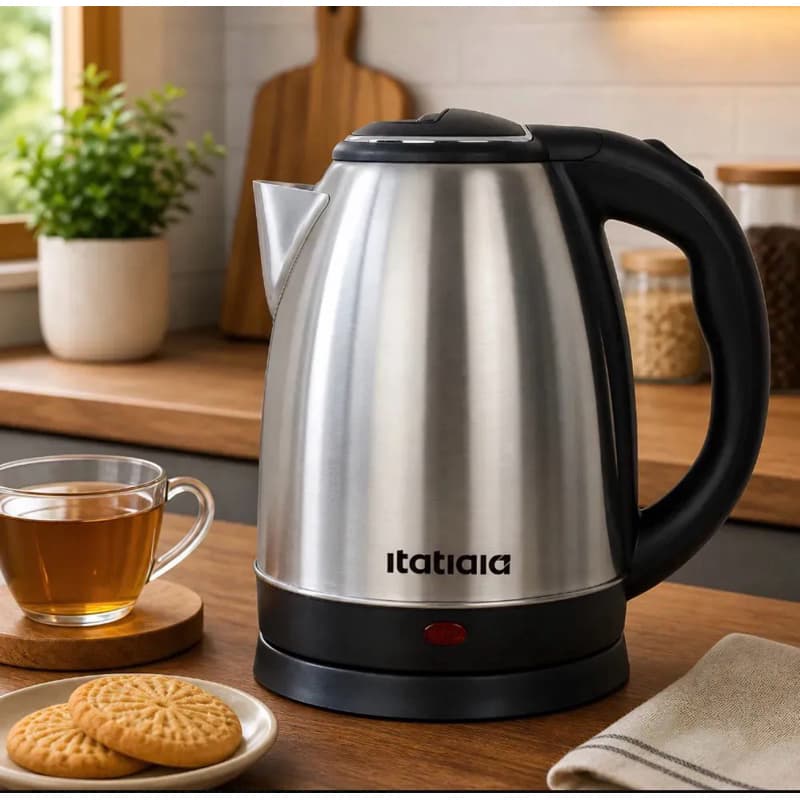 Chaleira Inox Itatiaia Elétrica Essencial 1,8L Prática e Moderna