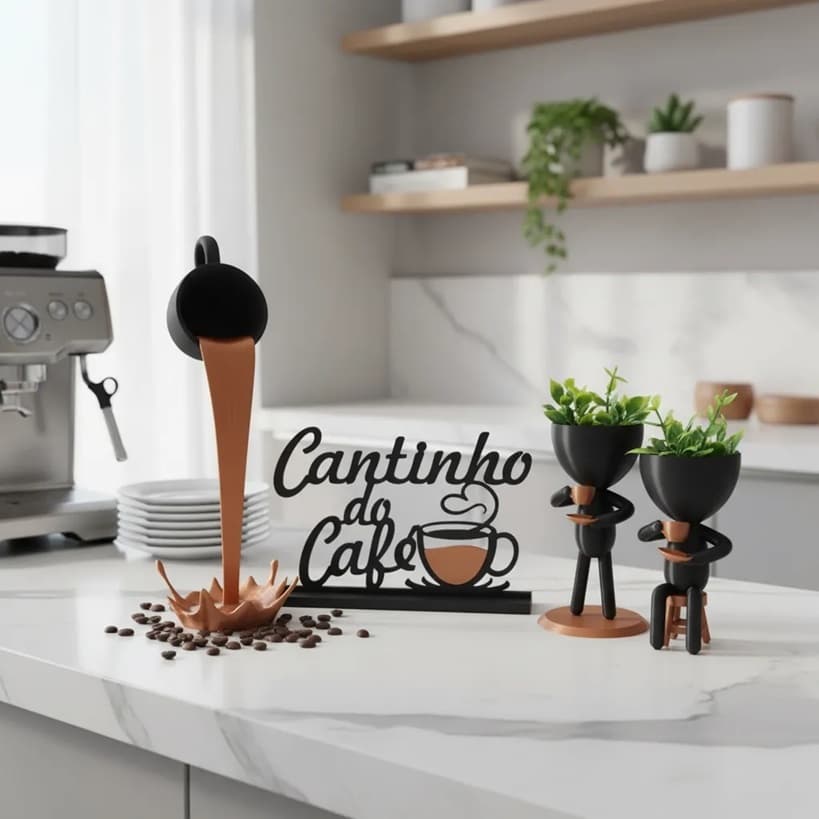 Cantinho Do Café Flutuante Derramando Café Dolce Gusto Pt/Co