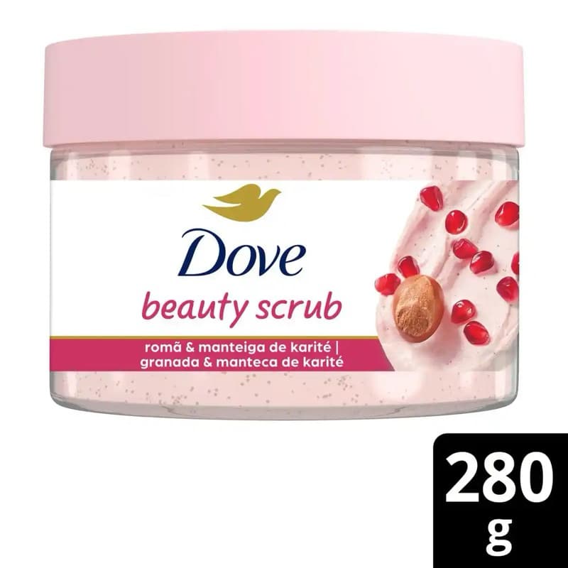 Esfoliante Dove Beauty Scrub Romã e Manteiga de Karité 280g