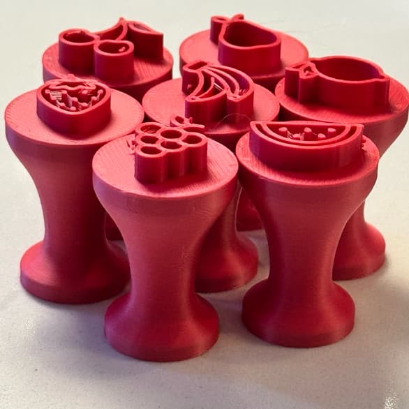 Kit de carimbos para decoração de docinhos e confeitaria - diversos modelos