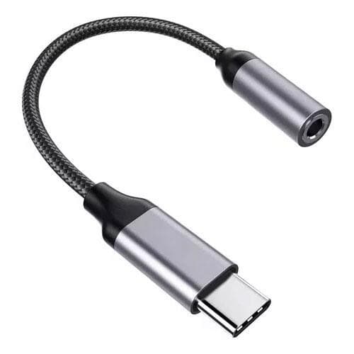 Adaptador USB-C para P2 com DAC Integrado para Áudio de Alto Fidelidade