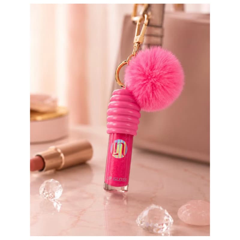 Lip Gloss Chaveiro Pompom