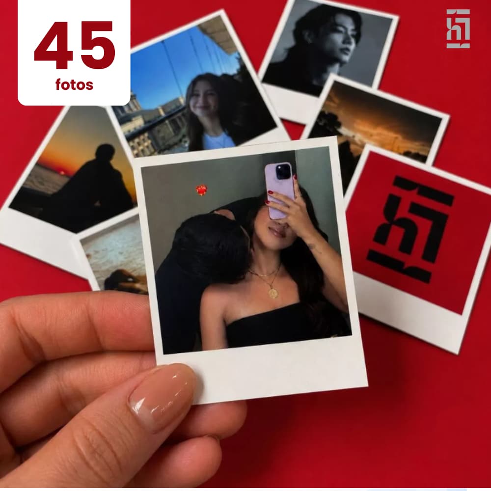 Mini 45 Foto Polaroids Cabe na Capinha do celular - Alta qualidade - ENVIO IMEDIATO