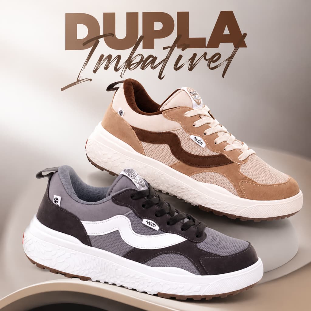 KIT 2 PARES Tênis Masculino e Feminino Casual Branco Plataforma Confortável Top Vendas Leve Já 34/43