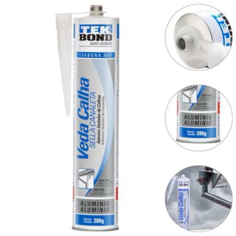 VEDA CALHA TEKBOND 300ml– ACABE COM OS VAZAMENTOS!