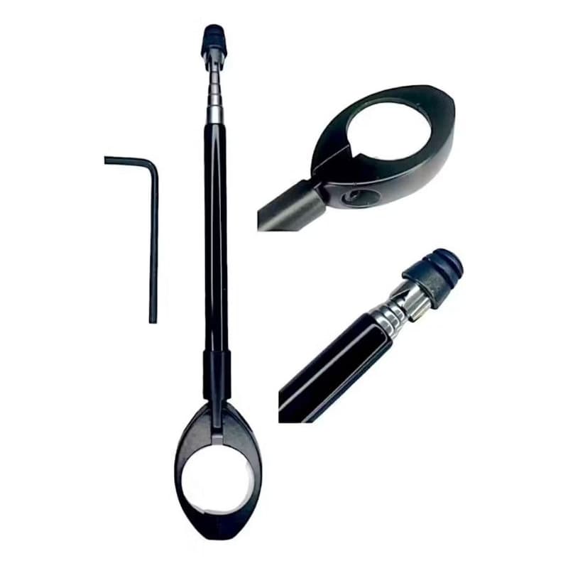 Antena Retrátil Corta Pipa Anti Cerol 6 Estagios Inox Guidão