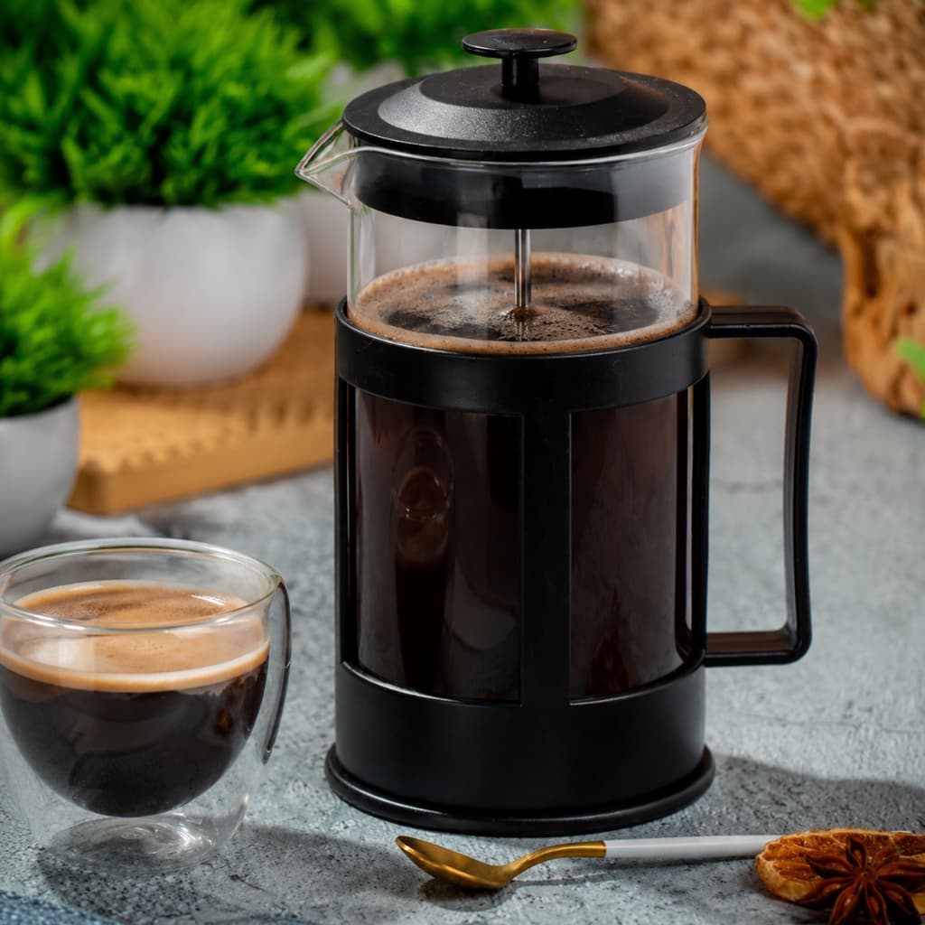 Cafeteira Prensa Francesa Amigold 300ml Vidro para Café e Chá