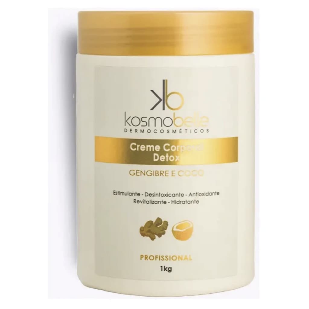 Creme Detox Corporal 1 Kg - Kosmobelle Dermocosméticos (02343)