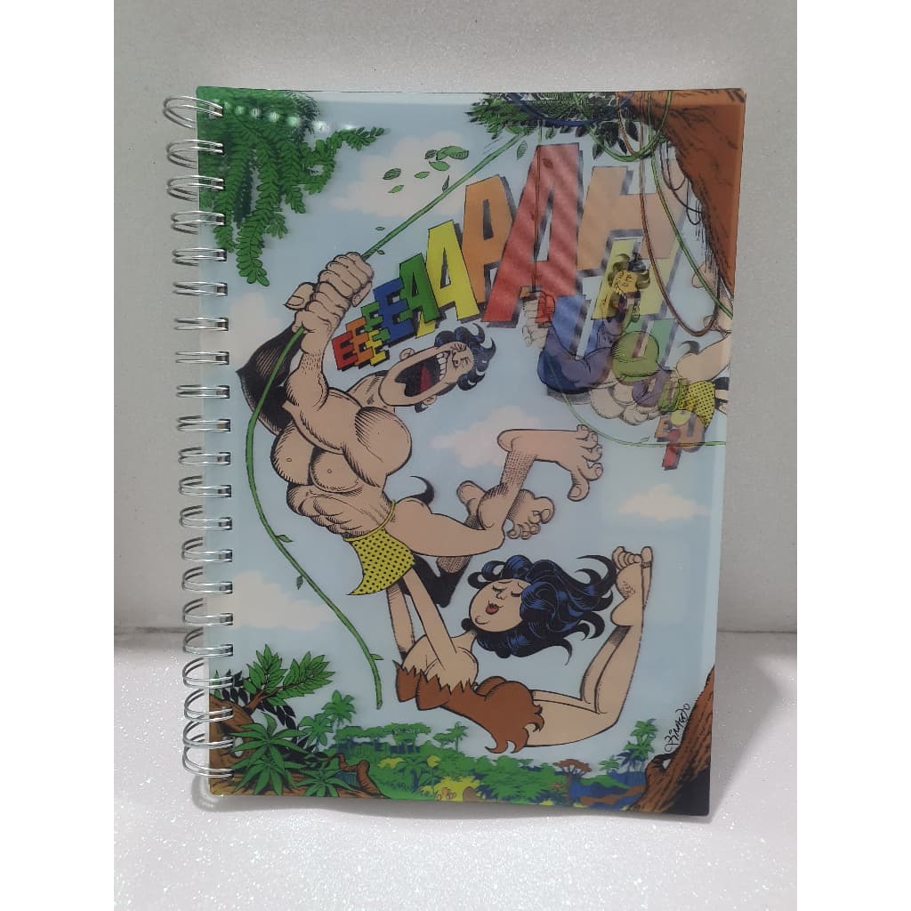 Caderno Universitário 3D Capa Dura – Tarzan / BUM | 10 Matérias | 200 Folhas