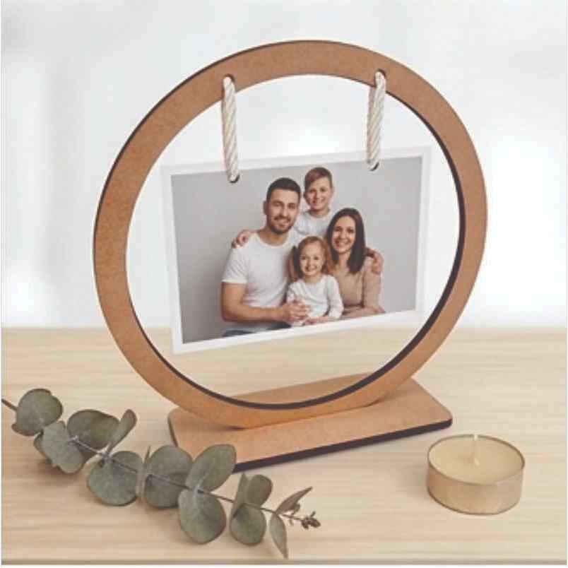 Kit Lembrancinha MDF Porta Retrato Centro de Mesa Casamento e Aniversário