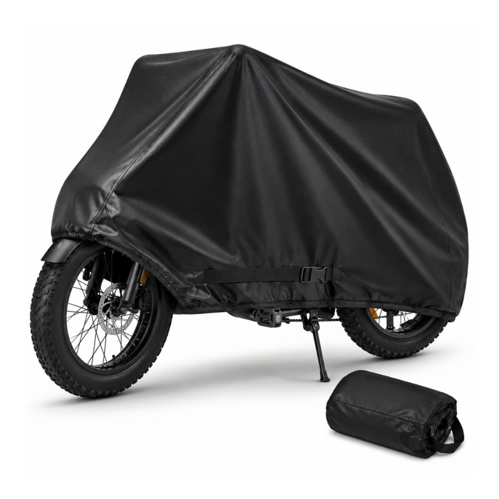 Capa Para Bicicleta Bike Em Couro Com Fecho E Bolsa