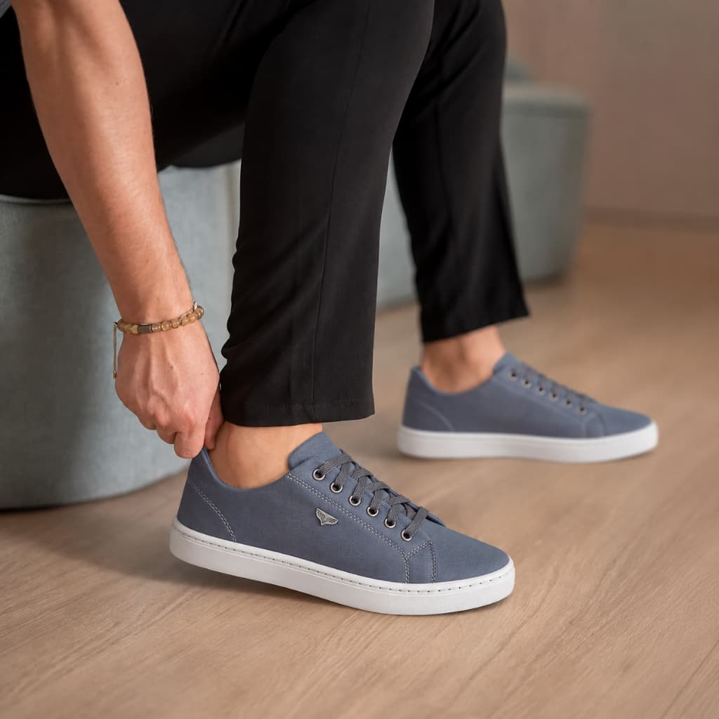 Sapato Social Masculino Fino Casual Sapatênis Masculino Confortável Cano Baixo Leve e Macio