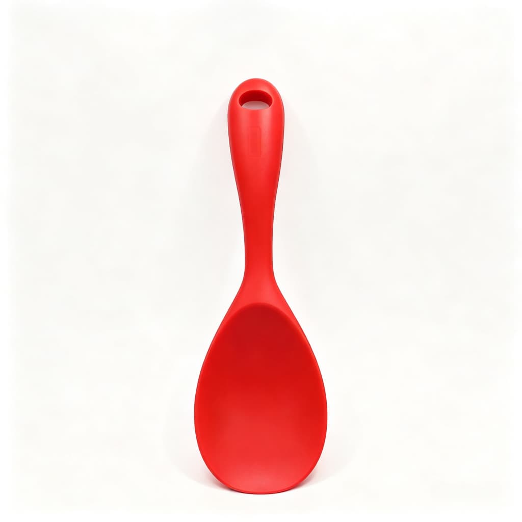 Colher Silicone Belakaza 22,5cm Vermelha Antiaderente 230°C