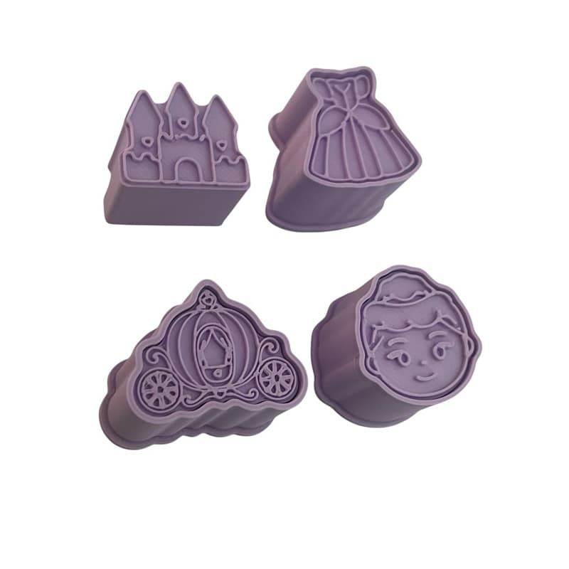 Kit Modelador Ejetor de Brigadeiro,Doces,Cinderela,Disney.