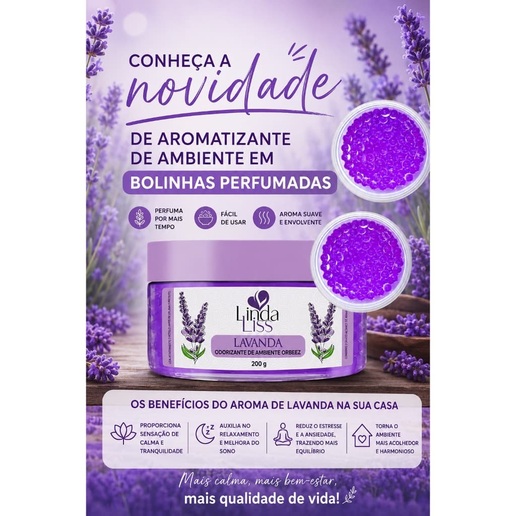 Aromatizador de Ambientes em Gel-Odorizador Bolinhas Perfumadas-uso em Banheiro, Quarto, Sala e Escritório-Longa Duração