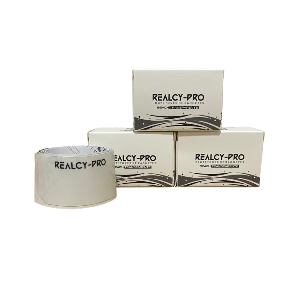 Protetor Raquete Beach Tennis Transparente Long Realcy Pro