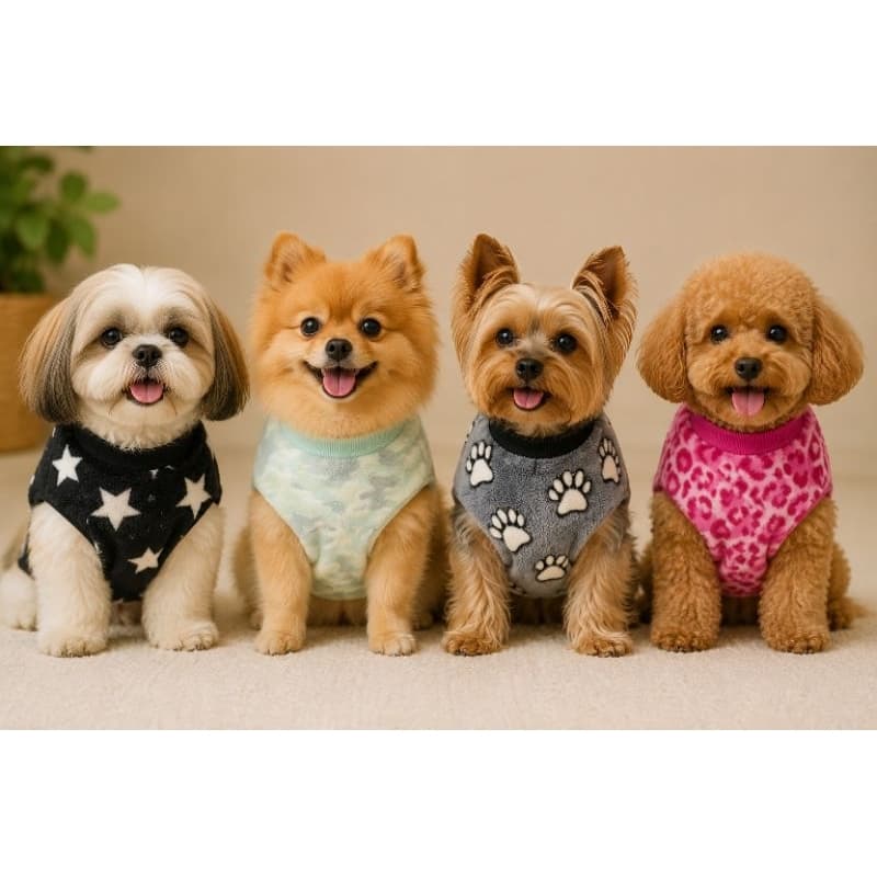 Roupinha para cachorro em soft para cães e gatos inverno frio pet shop