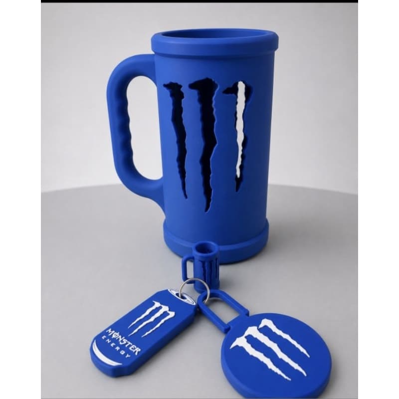 Porta Lata Monster Caneca Estilo Copo 473ml Alta Resistência Design Ergonômico