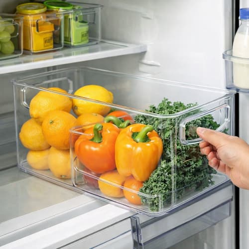 Organizador Diamond Paramount Transparente Multiuso para Geladeira Armário e Despensa