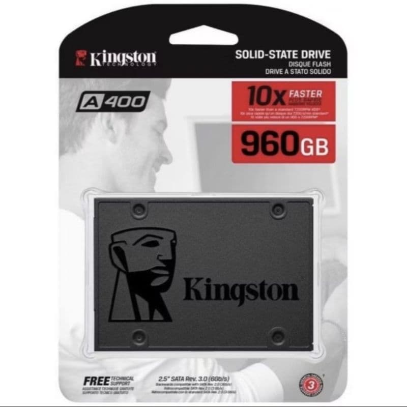 SSD KINGSTON A400 960GB -ORIGINAL COM NOTA FISCAL