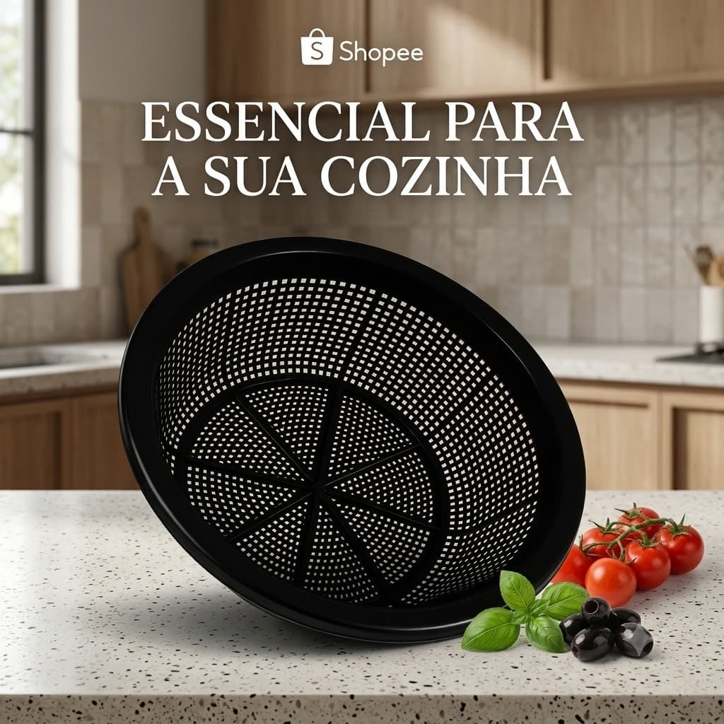 Escorredor Arroz Lava Tudo Plastico Resistente para Massas Frutas Verduras e Legumes