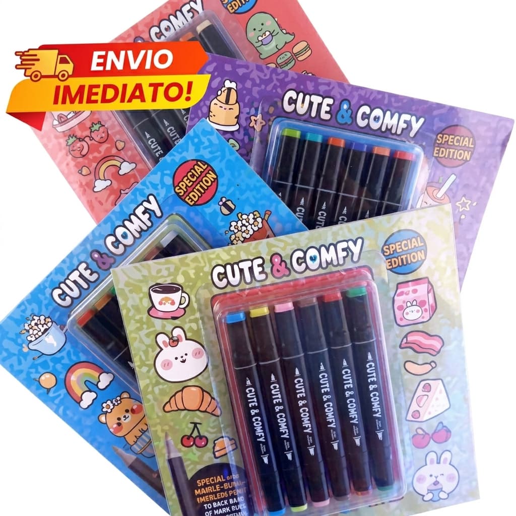 Livro para colorir canetinhas desenho criança