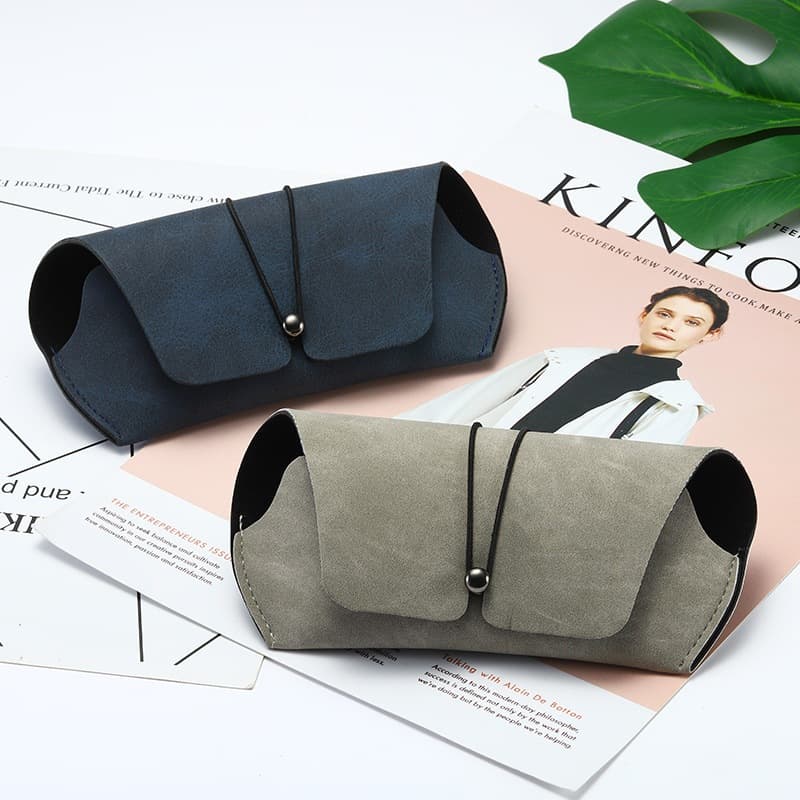 Bolsa de Leitura à Prova d'Água em Couro PU com Caixa de Armazenamento e Cordão Nova