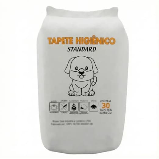 Tapete Higiênico Profissional 30 Unidades - 1ª Linha (60x55) Branco