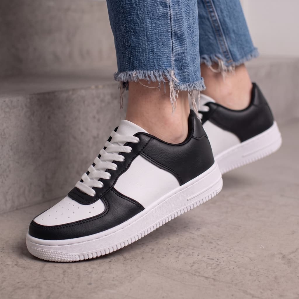 Tenis Sapato Feminino Casual Force Branco Retrô Clássico Para Trabalhar Passear Caminhar Dia a Dia
