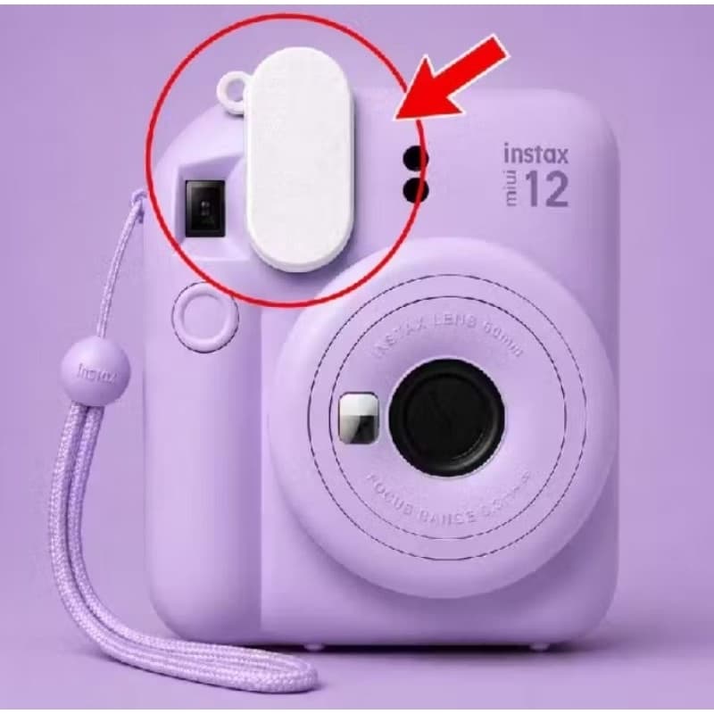 Kit com 2 Tampa Protetora de Flash para instax Mini 12 - Protetor de flash para instax