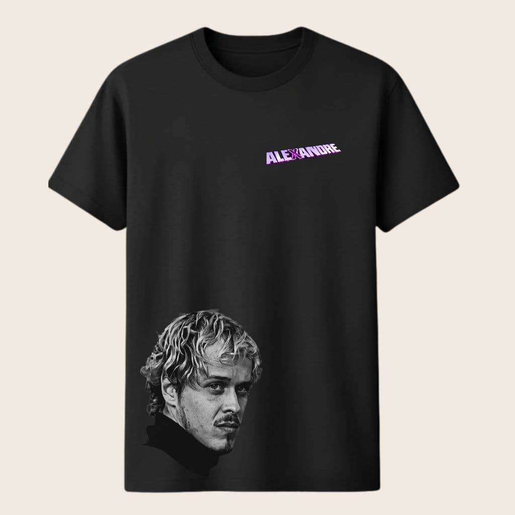 Camiseta Alexandre A Viagem Estampa Exclusiva Unissex Algodão Novela