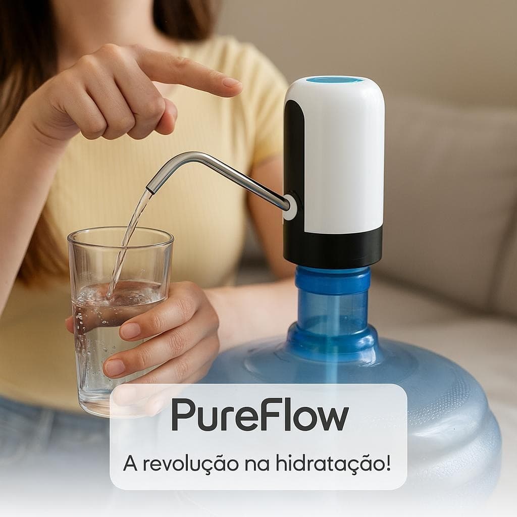 Bomba Água Elétrica Recarregável Galão Automática Portátil