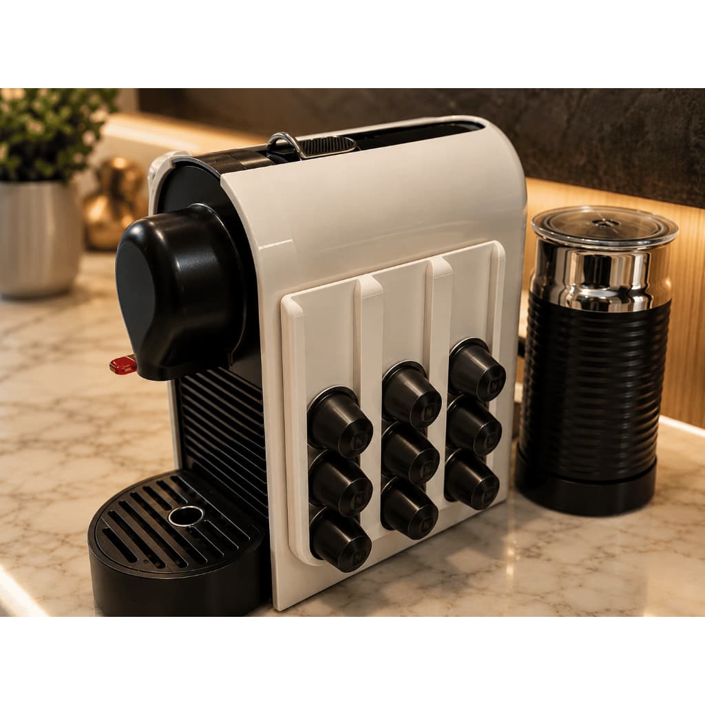 Porta Cápsulas Nespresso de Parede para 15 Cápsulas | Organizador Modular com Fita 3M