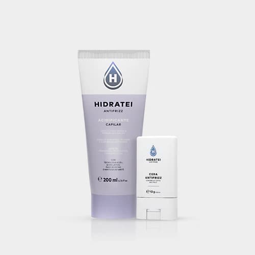 Kit Antifrizz Hidratei Acidificante Capilar + Cera Antifrizz