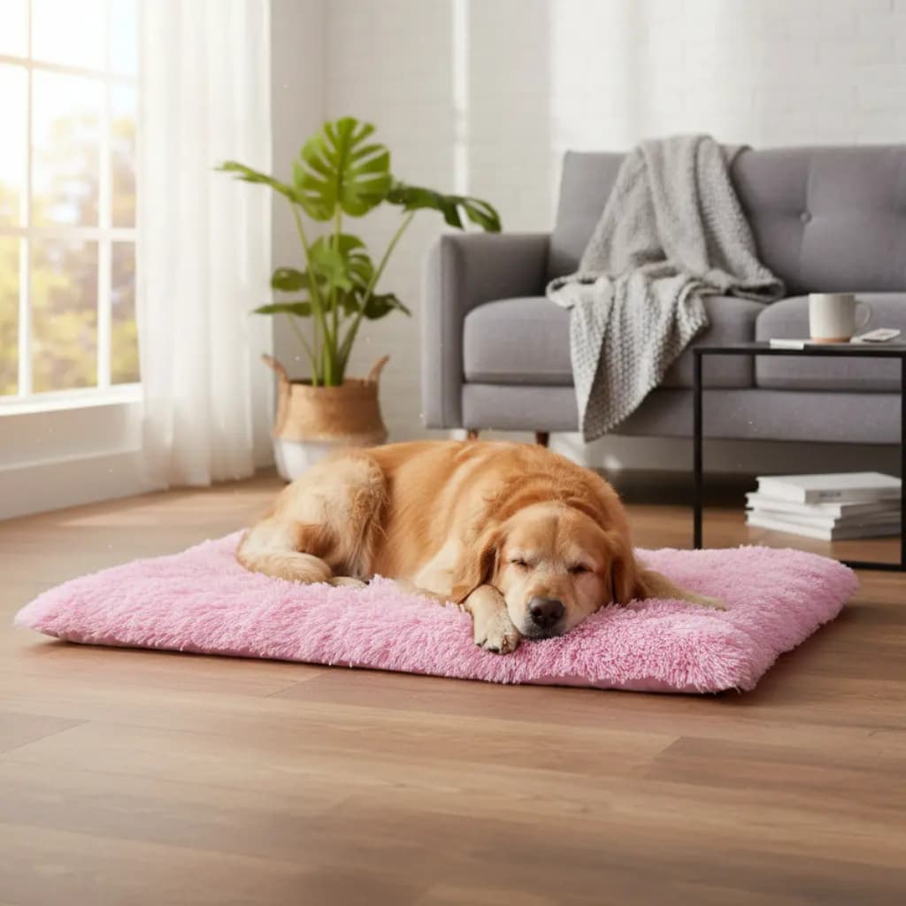 Colchonete Almofada Pet Peludo Para Cachorros e Gatos Caminha Pet Lavável